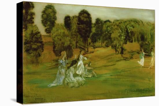 The Hours and the Freedom of the Fields-Arthur Bowen Davies-Premier Image Canvas