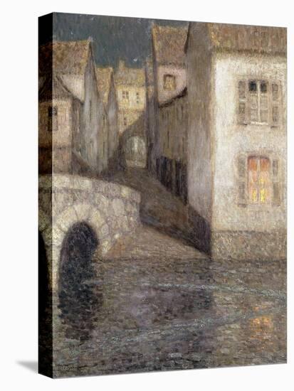 The House by the River, Chartres-Henri Eugene Augustin Le Sidaner-Premier Image Canvas