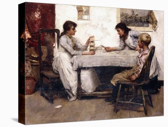 The House of Cards, 1888-Albert Chevallier Tayler-Premier Image Canvas