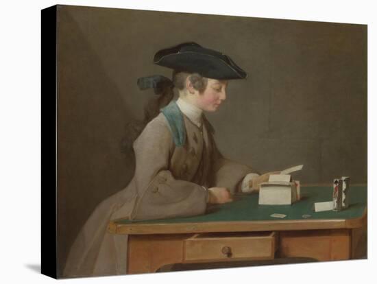 The House of Cards, C. 1736-Jean-Baptiste Simeon Chardin-Premier Image Canvas