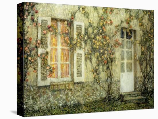 The House of Roses; Les Maison Aux Roses, 1936-Henri Eugene Augustin Le Sidaner-Premier Image Canvas