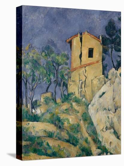 The House with the Cracked Walls, 1892-94-Paul Cezanne-Premier Image Canvas