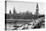 The Houses of Parliament and Westminster Bridge, London, 1926-1927-null-Premier Image Canvas