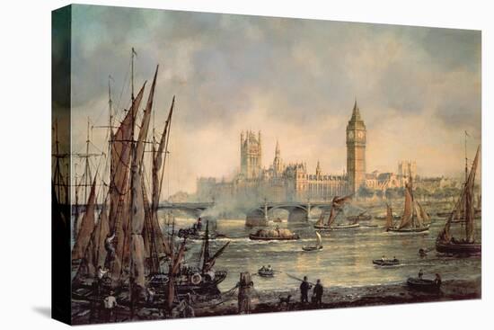 The Houses of Parliament and Westminster Bridge-Richard Willis-Premier Image Canvas