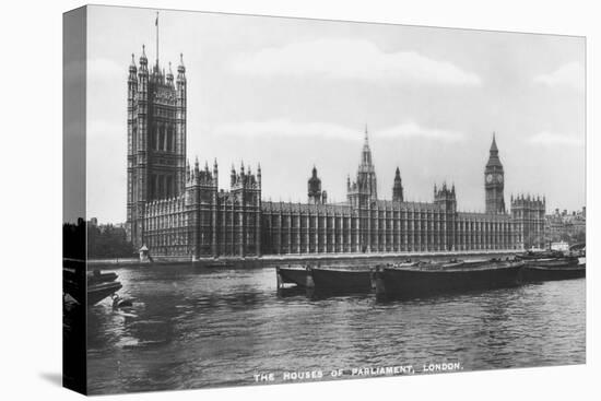 The Houses of Parliament, Westminster, London, 1933-null-Premier Image Canvas
