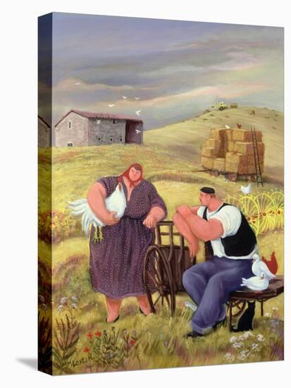 The Huge Cockerel-Margaret Loxton-Premier Image Canvas