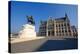 The Hungarian Parliament Building and Statue of Gyula Andressy, Budapest, Hungary, Europe-Carlo Morucchio-Premier Image Canvas