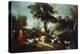 The Hunt with Wolf; La Chasse Au Loop-Jean Baptiste Oudry (Attr to)-Premier Image Canvas