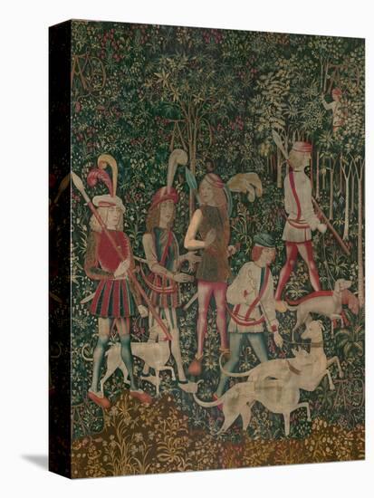 The Hunters Enter the Woods, c.1500-Netherlandish School-Premier Image Canvas