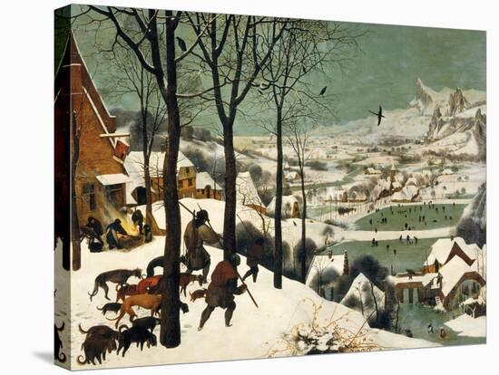 The Hunters in the Snow-Pieter Bruegel the Elder-Stretched Canvas