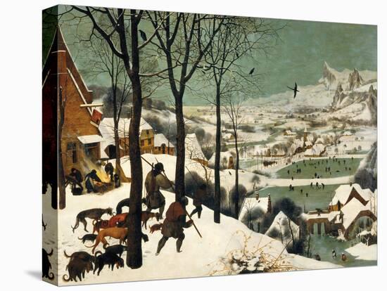 The Hunters in the Snow-Pieter Bruegel the Elder-Stretched Canvas