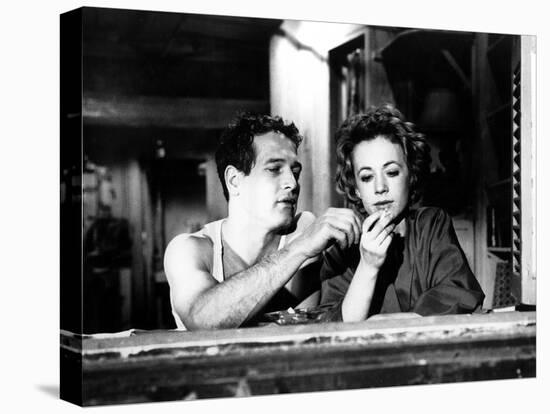 The Hustler, Paul Newman, Piper Laurie, 1961-null-Stretched Canvas