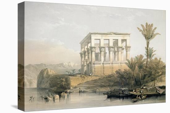 The Hypaethral Temple at Philae, Called the Bed of Pharaoh, Engraved by Louis Haghe, Pub. in 1843-David Roberts-Premier Image Canvas