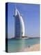 The Iconic Burj Al Arab Hotel, Jumeirah, Dubai, United Arab Emirates, Middle East-Amanda Hall-Premier Image Canvas