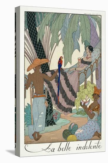 The Idle Beauty-Georges Barbier-Premier Image Canvas