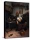 The Idlers, C1660-Jan Steen-Premier Image Canvas