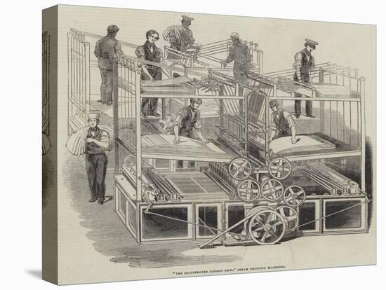 The Illustrated London News Steam Printing Machines-null-Premier Image Canvas