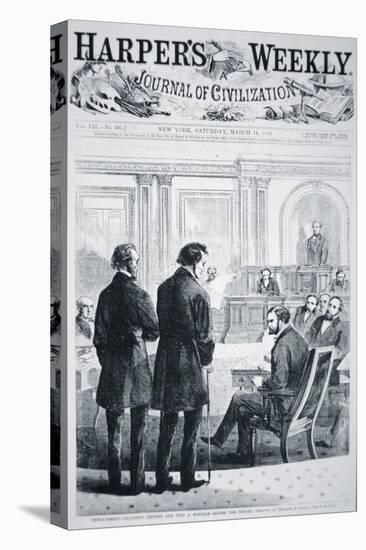 The Impeachment of President Andrew Johnson-American School-Premier Image Canvas