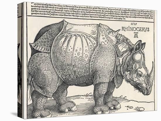 The Indian Rhinoceros is the Largest of the Asian Spiecies-Albrecht Dürer-Premier Image Canvas