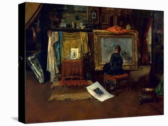 The Inner Studio, Tenth Street, 1882-William Merritt Chase-Premier Image Canvas