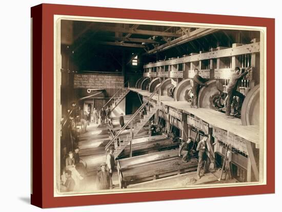 The Interior. Clean Up Day at the Deadwood Terra Gold Stamp Mill-John C. H. Grabill-Premier Image Canvas