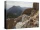 The Interior of the Cathar Castle of Queribus in Languedoc-Roussillon, France, Europe-David Clapp-Premier Image Canvas