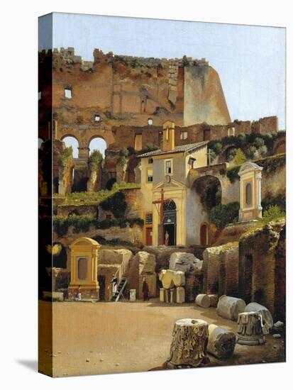 The Interior of the Colosseum in Rome-C.W. Eckersberg-Premier Image Canvas