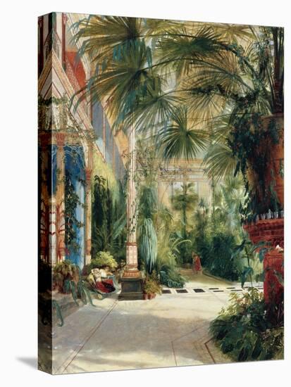 The Interior of the Palm House, 1832-1833-Carl Blechen-Premier Image Canvas