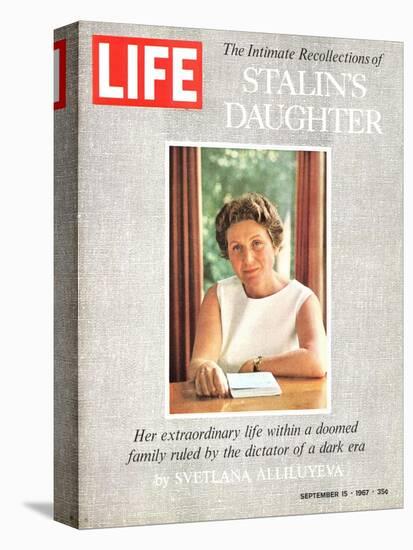The Intimate Recollections of Stalin's Daughter, September 15, 1967-John Dominis-Premier Image Canvas