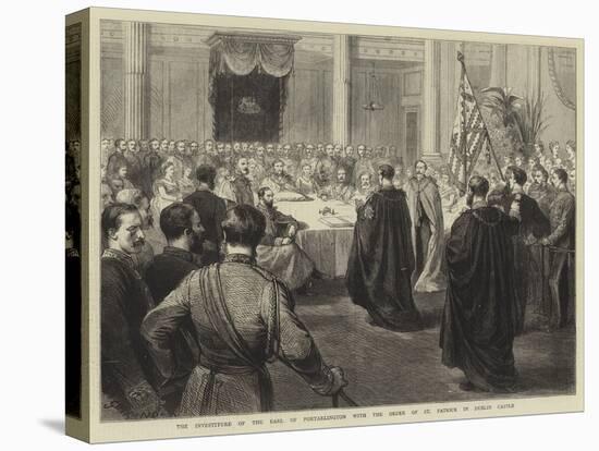 The Investiture of the Earl of Portarlington with the Order of St Patrick in Dublin Castle-Godefroy Durand-Premier Image Canvas