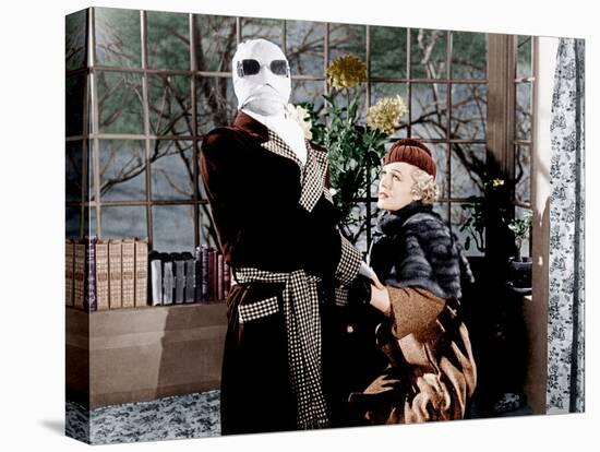 The Invisible Man, Claude Rains, Gloria Stuart, 1933-null-Stretched Canvas