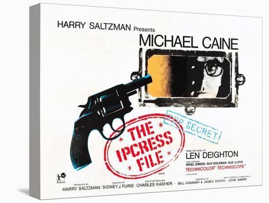 THE IPCRESS FILE, Michael Caine, 1965-null-Stretched Canvas