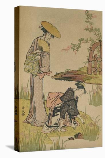 'The Iris Garden', c1784-Torii Kiyonaga-Premier Image Canvas