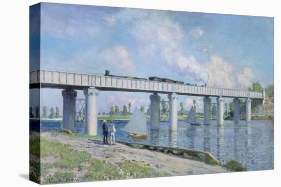 The Iron Track Bridge at Argenteuil. Pont Du Chemin De Fer a Argenteuil-Claude Monet-Premier Image Canvas