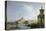 The Island of San Giorgio Maggiore, Venice, with the Punta Della Dogana and Numerous Vessels-Canaletto-Premier Image Canvas