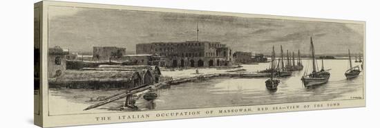 The Italian Occupation of Massowah, Red Sea, View of the Town-null-Premier Image Canvas