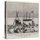 The Jackson-Harmsworth Polar Expedition, Hoisting the British Flag at Cape Flora, Franz Josef Land-null-Premier Image Canvas