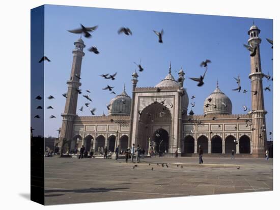 The Jama Masjid (Friday Mosque), Old Delhi, Delhi, India-John Henry Claude Wilson-Premier Image Canvas