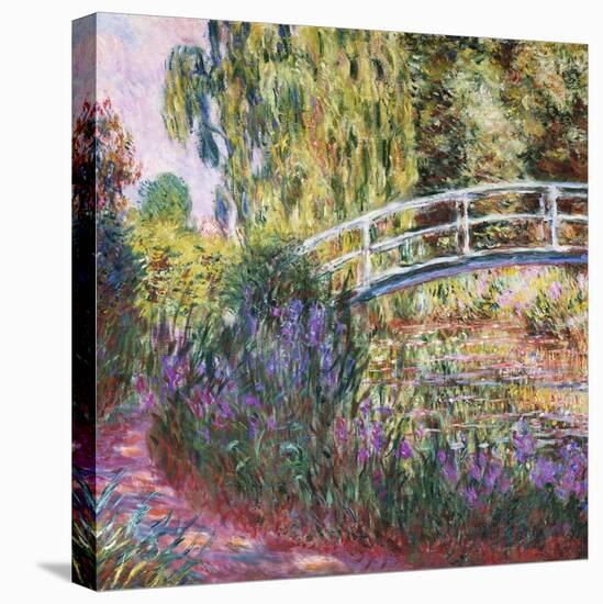 The Japanese Bridge, Pond with Water Lillies; Le Pont Japonais Bassin Aux Nympheas-Claude Monet-Premier Image Canvas