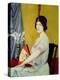 The Japanese Fan, 1914-William Strang-Premier Image Canvas