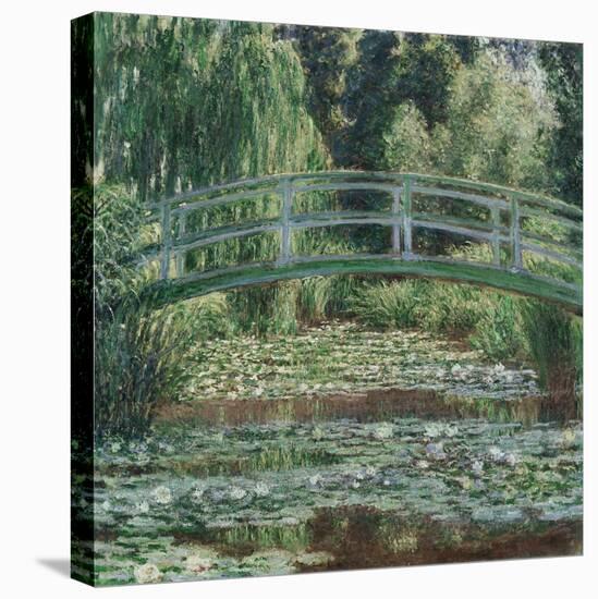 The Japanese Footbridge and the Water Lily Pool, Giverny, 1899 (Oil on Canvas)-Claude Monet-Premier Image Canvas