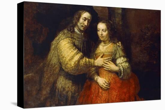 The Jewish Bride-Rembrandt van Rijn-Premier Image Canvas