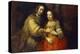 The Jewish Bride-Rembrandt van Rijn-Premier Image Canvas