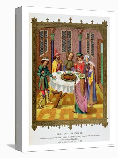 The Jews' Passover, Facsimile of a 15th Century Missal Ornamented with Paintings-Jan van Eyck-Premier Image Canvas