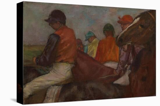 The Jockeys, C.1882-Edgar Degas-Premier Image Canvas