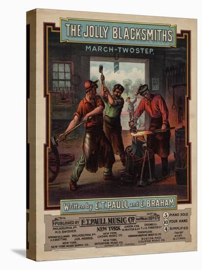 The Jolly Blacksmiths March- Twostep, Sam DeVincent Collection, National Museum of American History-null-Stretched Canvas