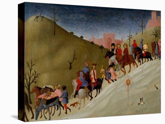 The Journey of the Magi, c.1433-5-Sassetta-Premier Image Canvas