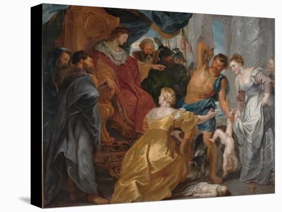 The Judgement of Solomon, C. 1617-Peter Paul Rubens-Premier Image Canvas