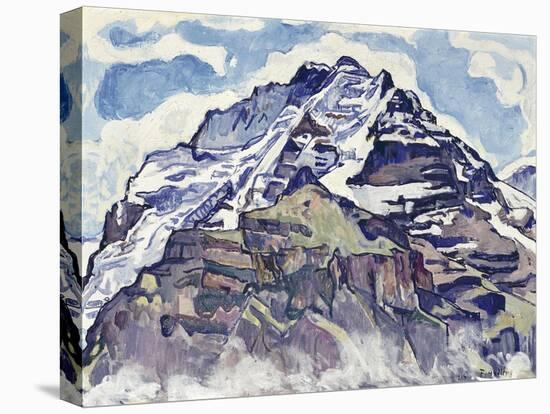 The Jungfrau, as Seen from Muerren-Ferdinand Hodler-Premier Image Canvas