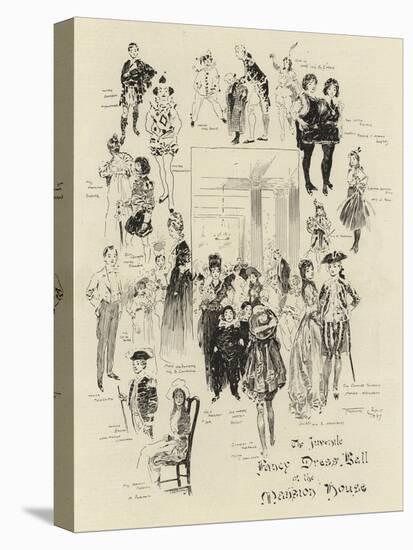 The Juvenile Fancy Dress Ball at the Mansion House-Frank Craig-Premier Image Canvas